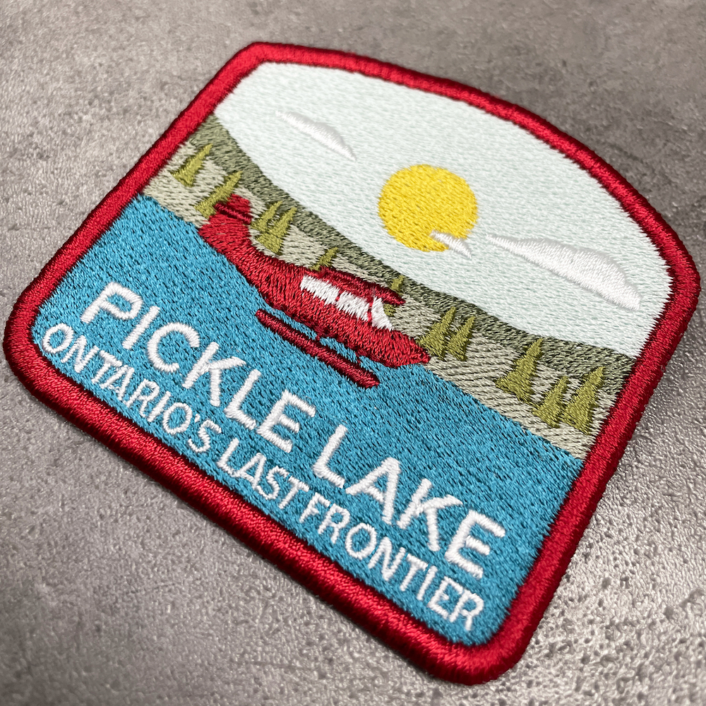 High detail custom embroidered patch made for Ontarios last frontier