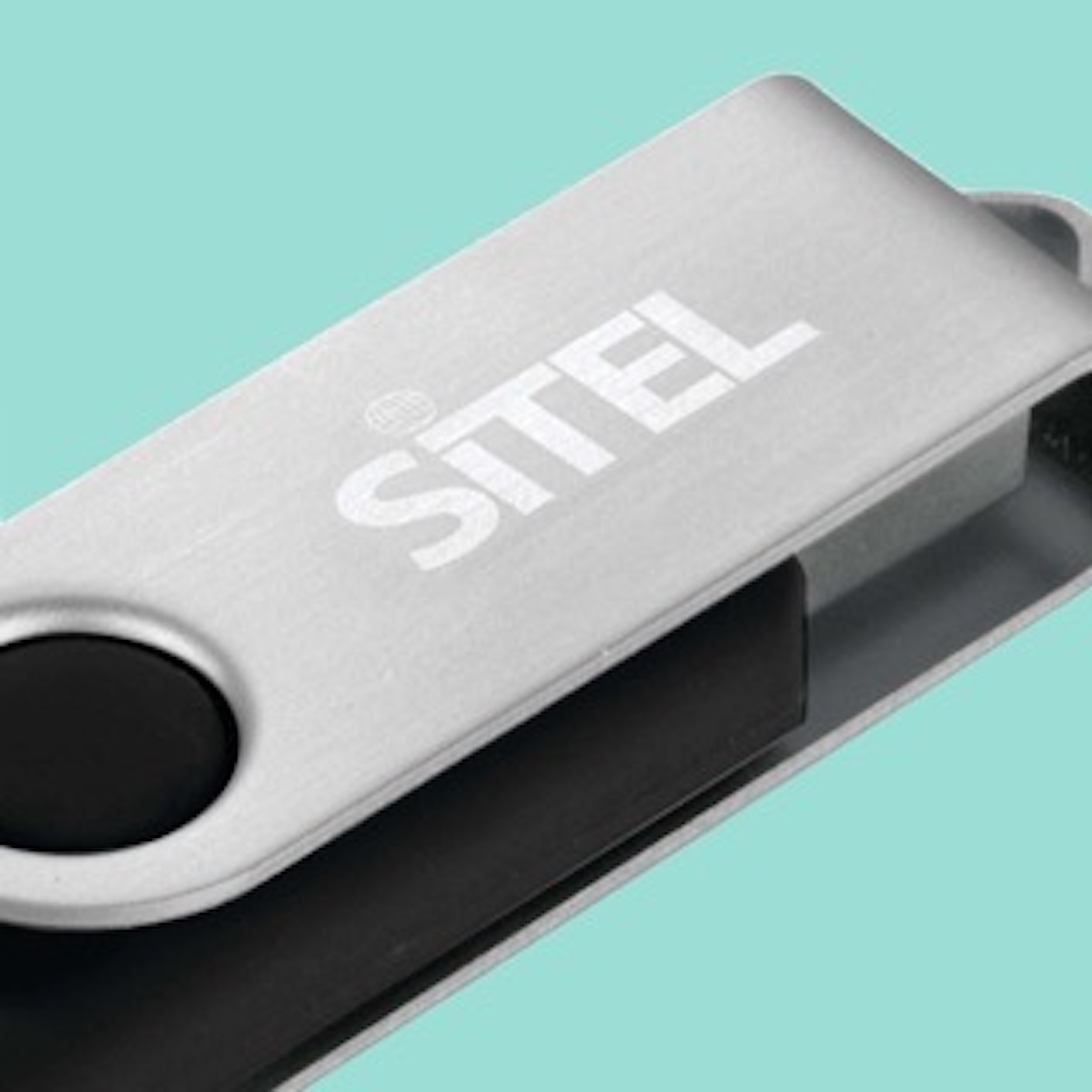 Small laser print design on a usb