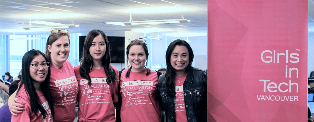 Check out these shirts we sponsored for girls in tech.